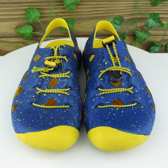 KEEN Boys Gladiator Shoes‎ Sandal Blue Synthetic Drawstring Size Y 4 Medium - Picture 3 of 8